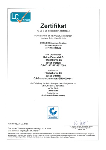 QS-Zertifikat